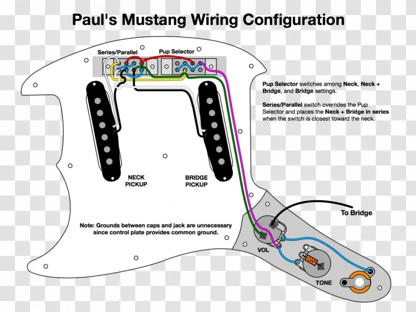 Fender Mustang Wiring Diagram Jag Stang Pickup Guitar Transparent Png