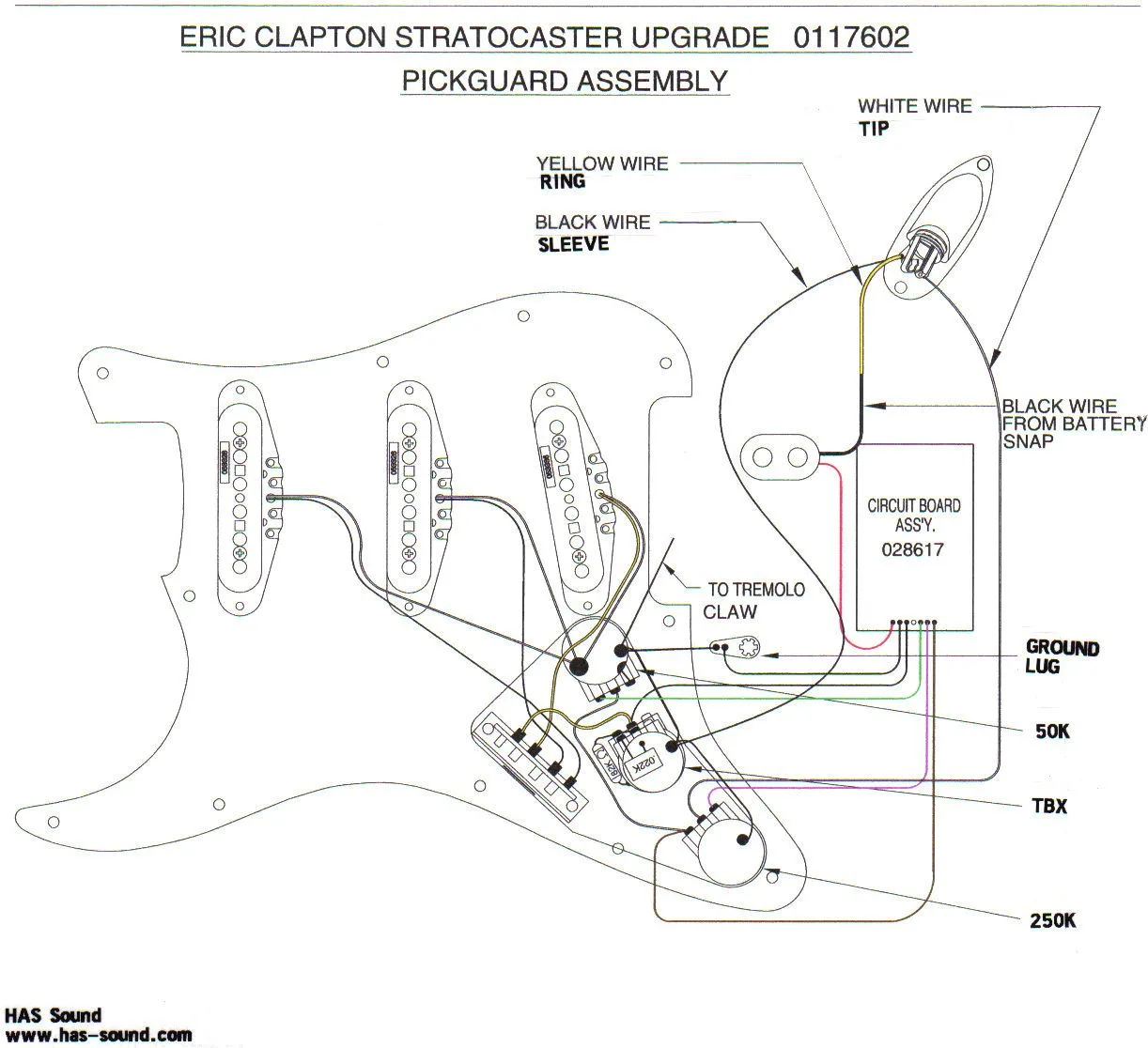 Fender Stratocaster Wiring Diagram Hss