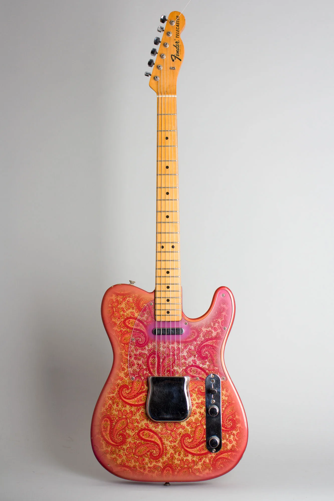 Fender Telecaster Paisley Solid Body Electric Guitar 1968 Retrofret