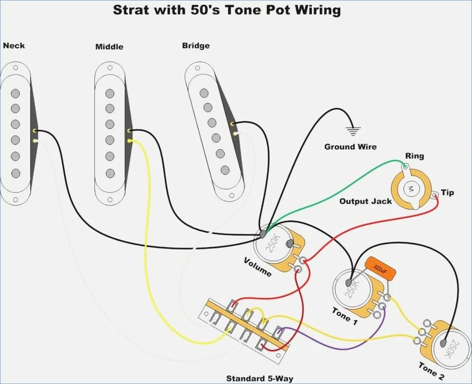Fender Telecaster Wiring Diagrams