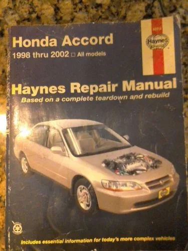 Find Haynes Honda Accord Repair Manual 1998 2002 In Moss Point Mississippi United States