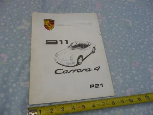 Find Porsche Factory Manual 911 Carrera 4 P21 1989 Fuel System Wiring Diagram In Monmouth