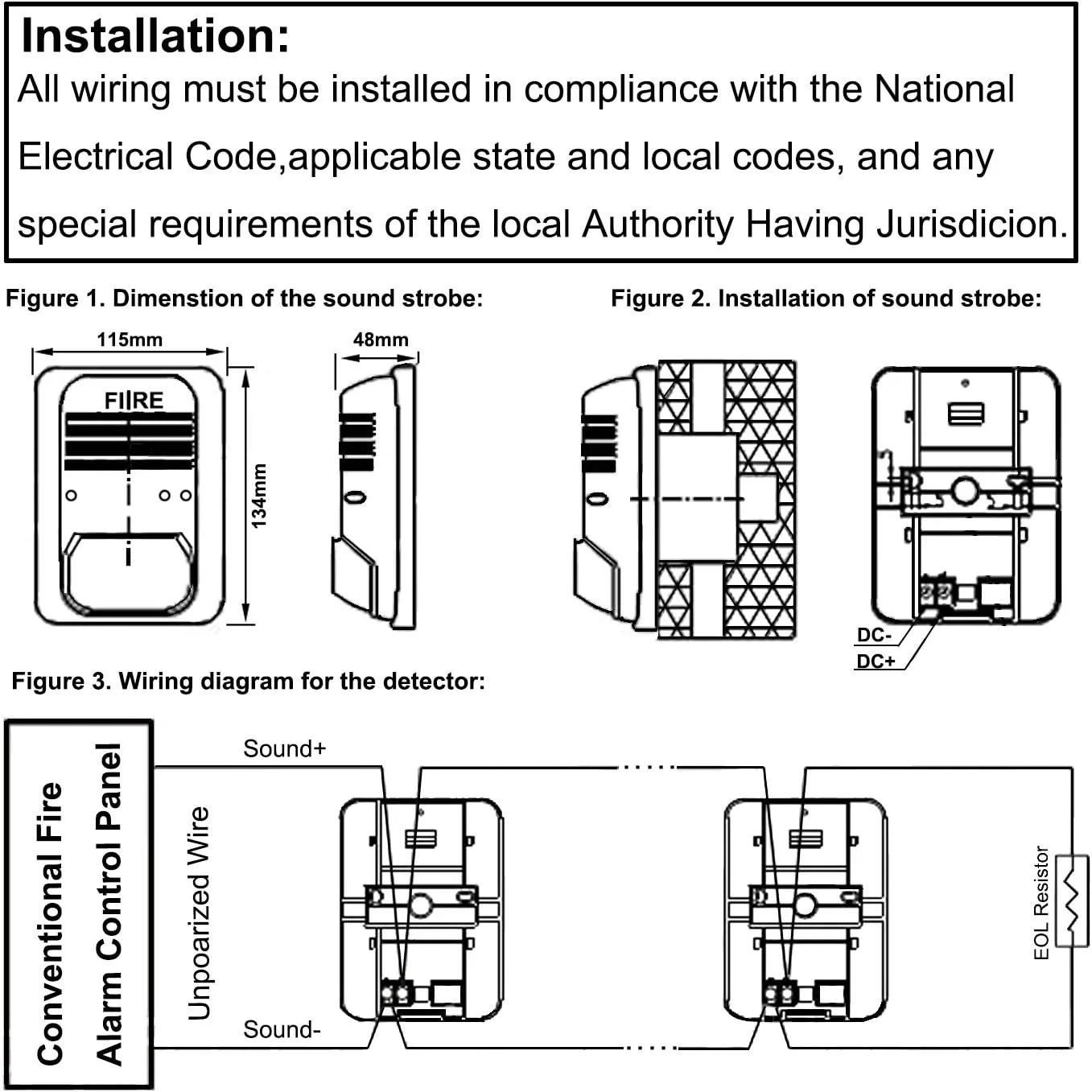 Fire Alarm Strobe Light Wiring Diagram At Jennifer Lyman Blog