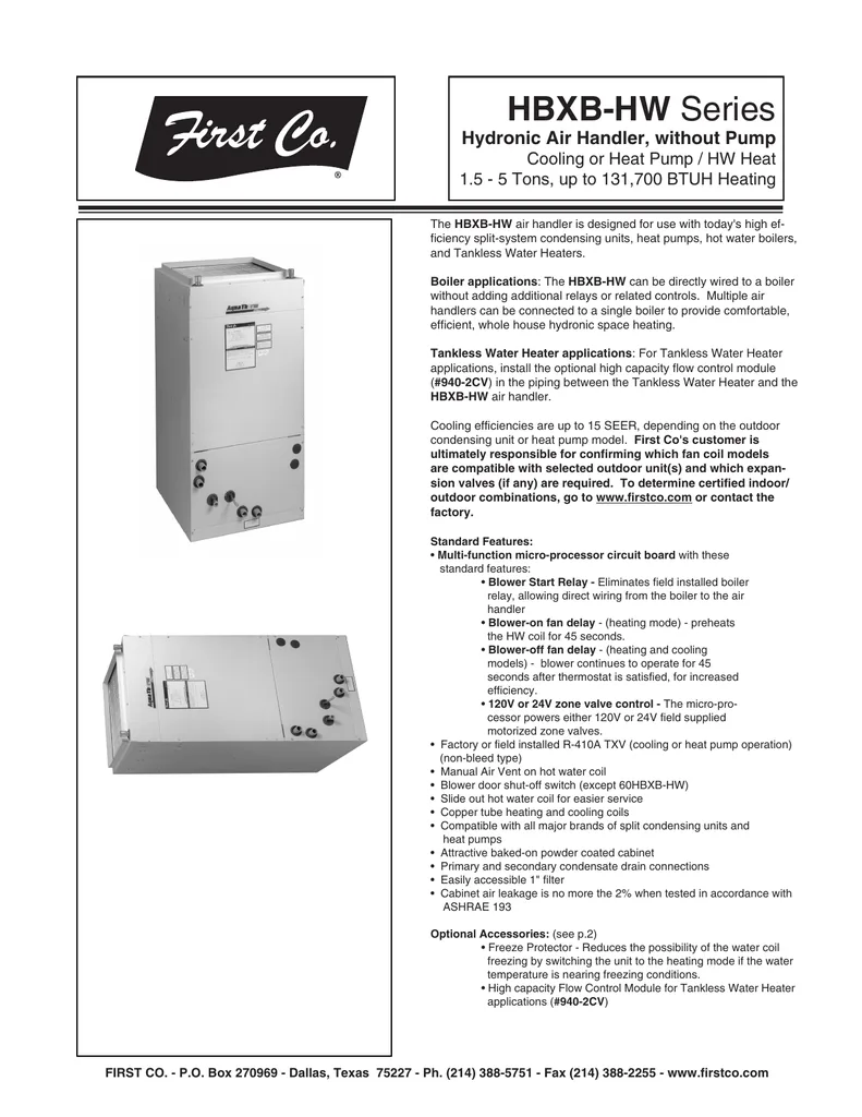 First Company Hydronic Air Handler Wiring Diagram Wiring Diagram And Schematic