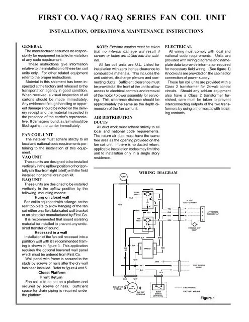 First Company Hydronic Air Handler Wiring Diagram Wiring Diagram And Schematic