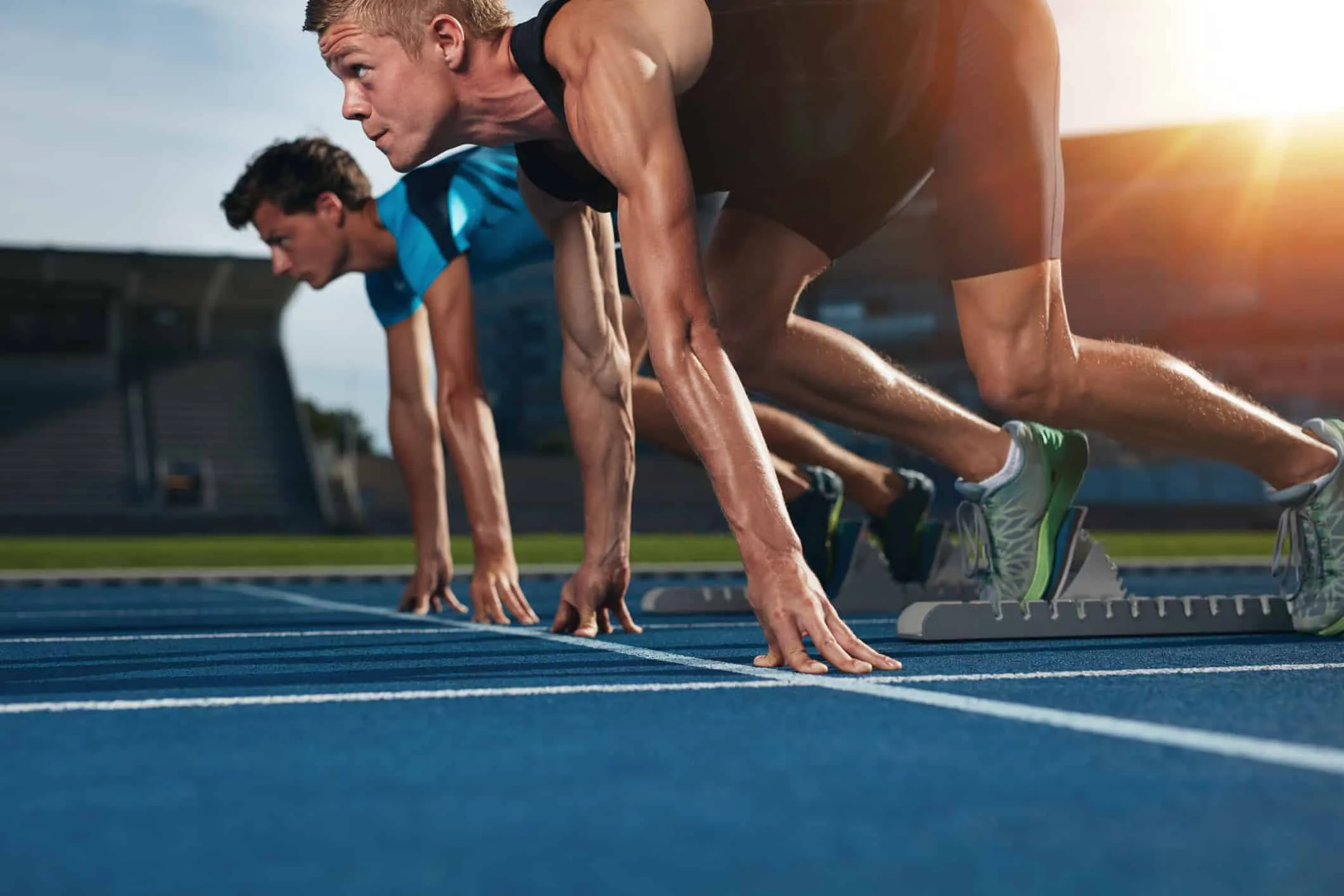 Fit Athlete Running Race In Athletics Racetrack Cst Group Cpas Northern Virginia Accounting