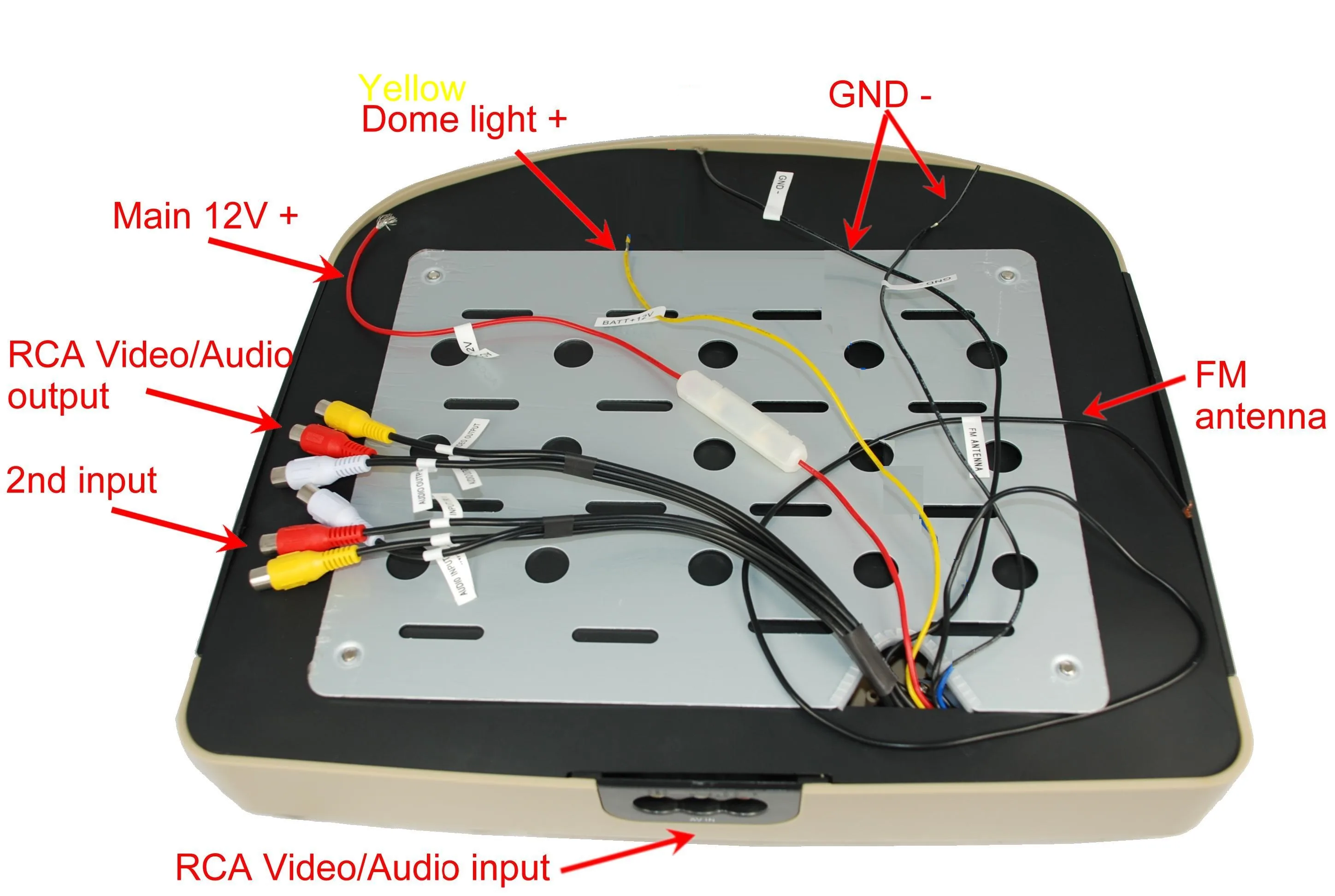 Flip Down Monitor Wiring Diagram Fab Mark