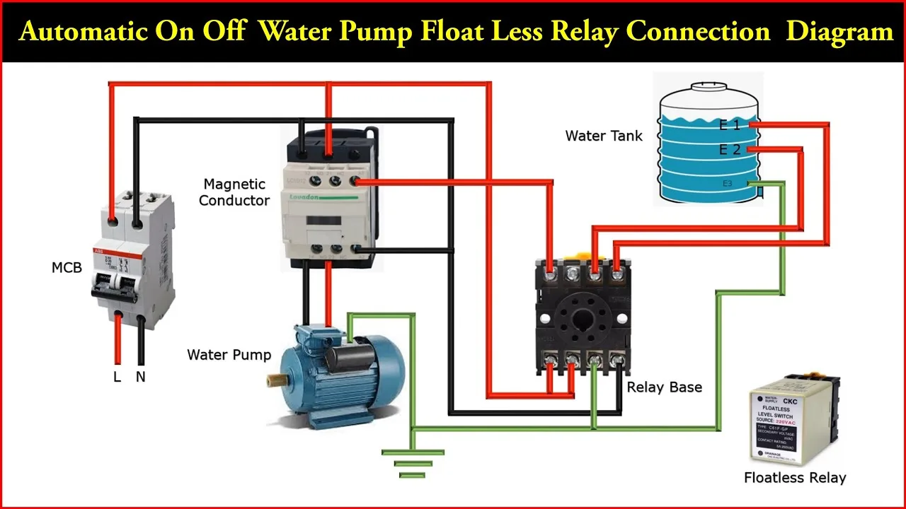 Floatless Relay Circuit To Pressure Switch Diagram 20 New Fl