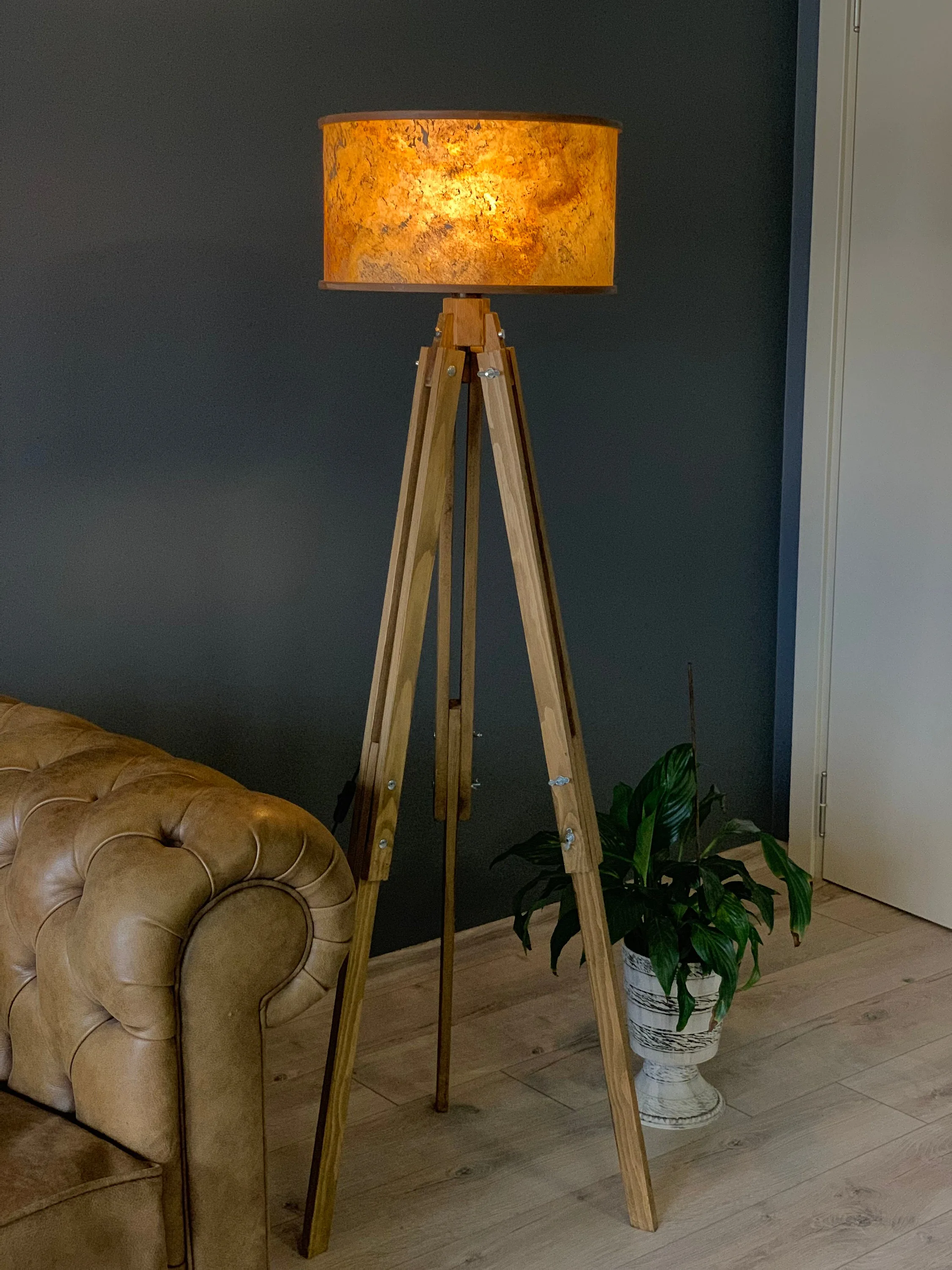Floor Lamp Industrial Lighting Rustic Lighting Tall Lamp Etsy