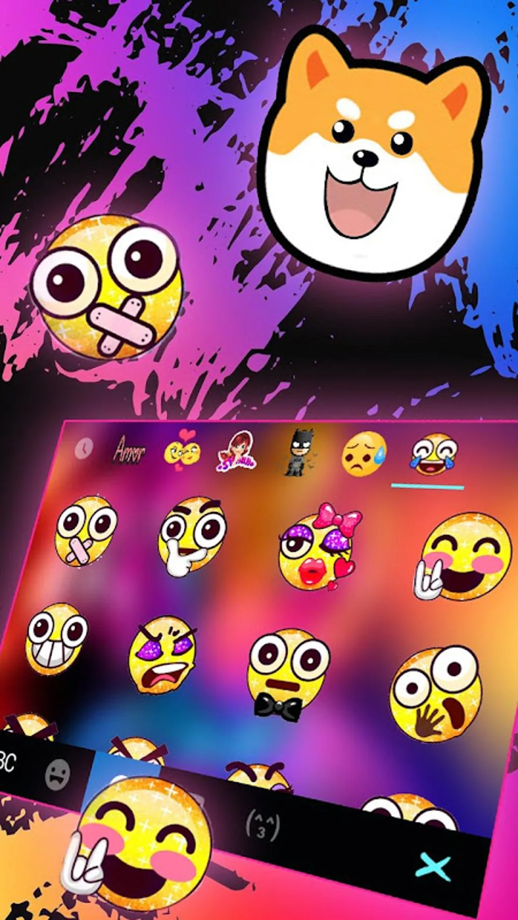 Fluorescent Neon Tiger Keyboard Theme Apk For Android Download