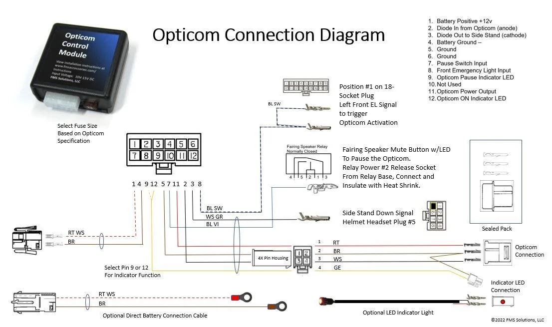 Fms Accessories Opticom Control Module W Harness