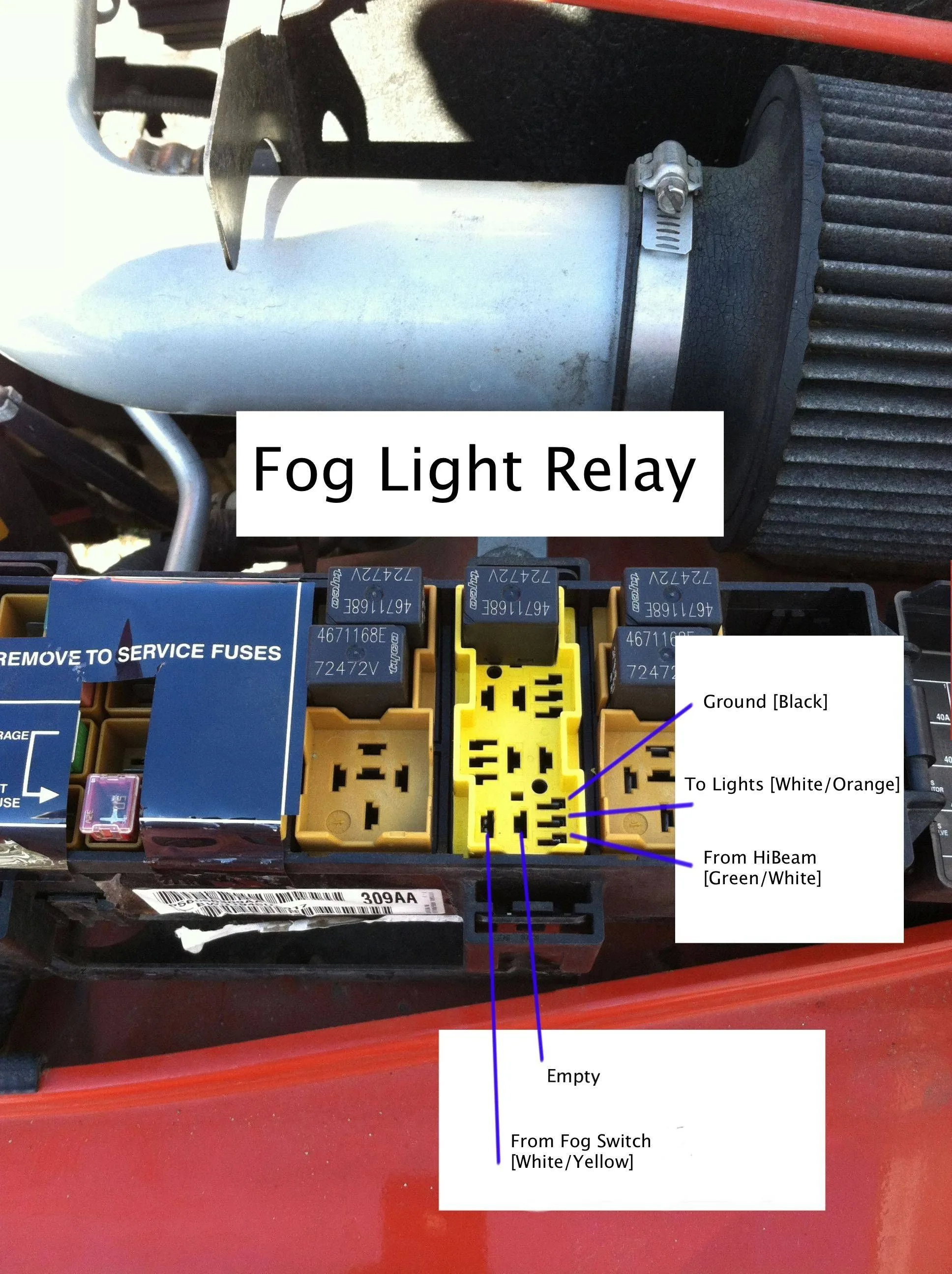 Fog Lights Wiring Diagram Diagraminfo
