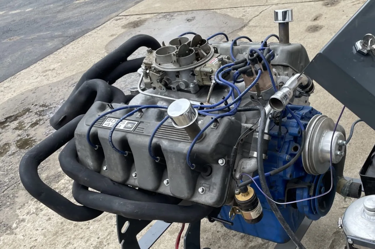 Ford Boss 429Ci V8 Engine On Bat