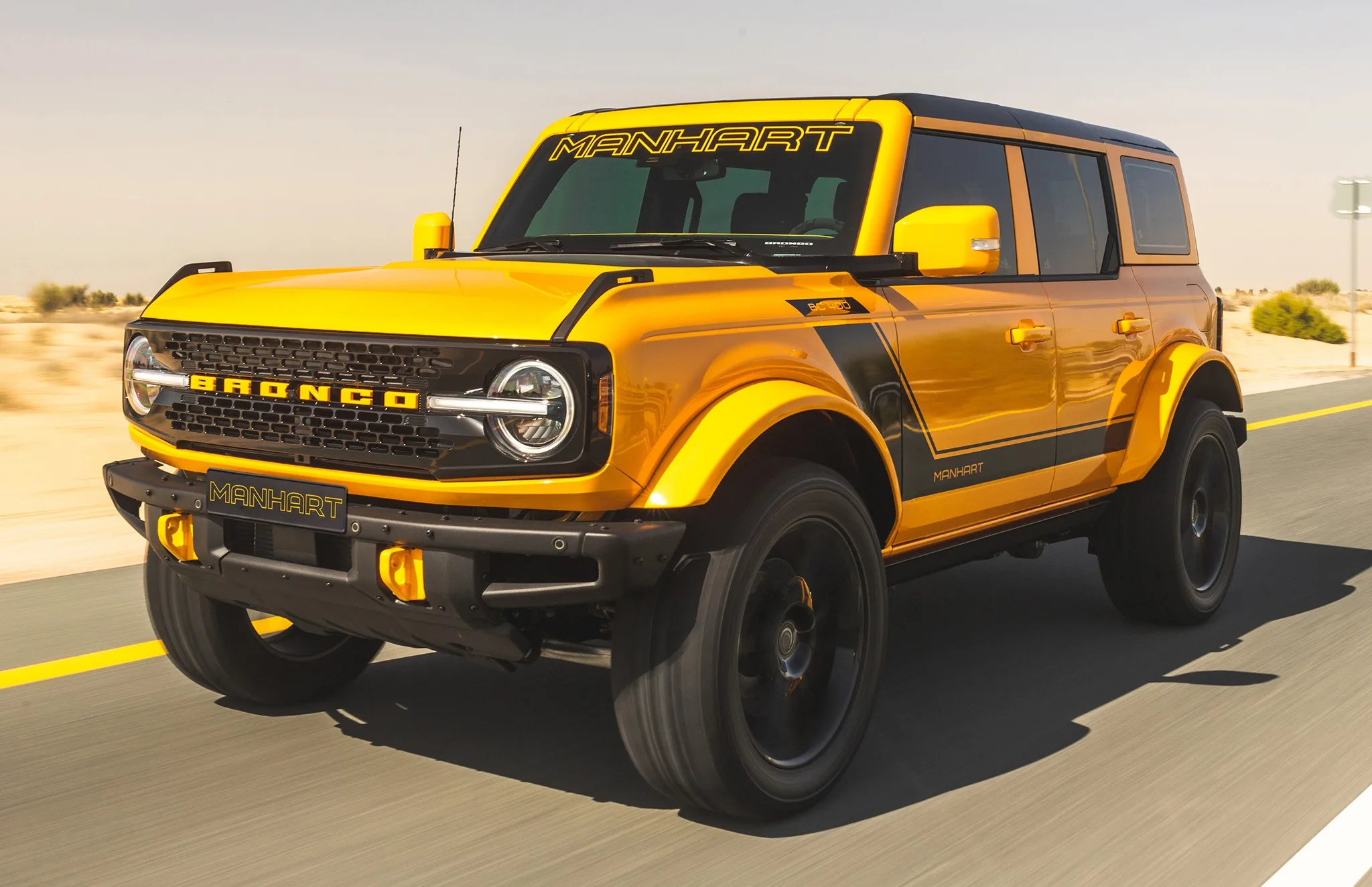 Ford Bronco By Manhart Is Cooler Than The Bronco Raptor Has Extra Oomph Autoevolution