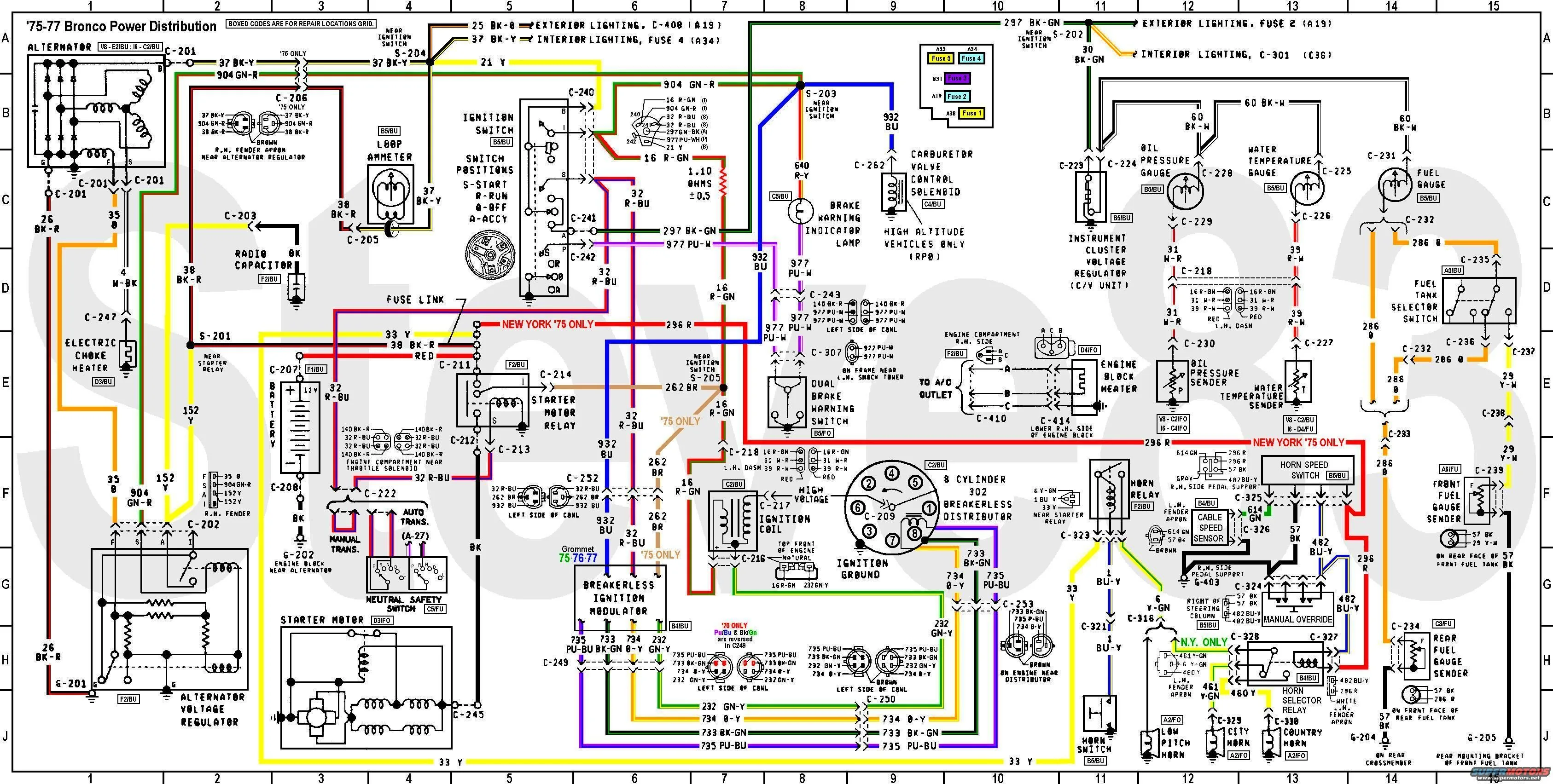 Ford Bronco Wiring Diagram