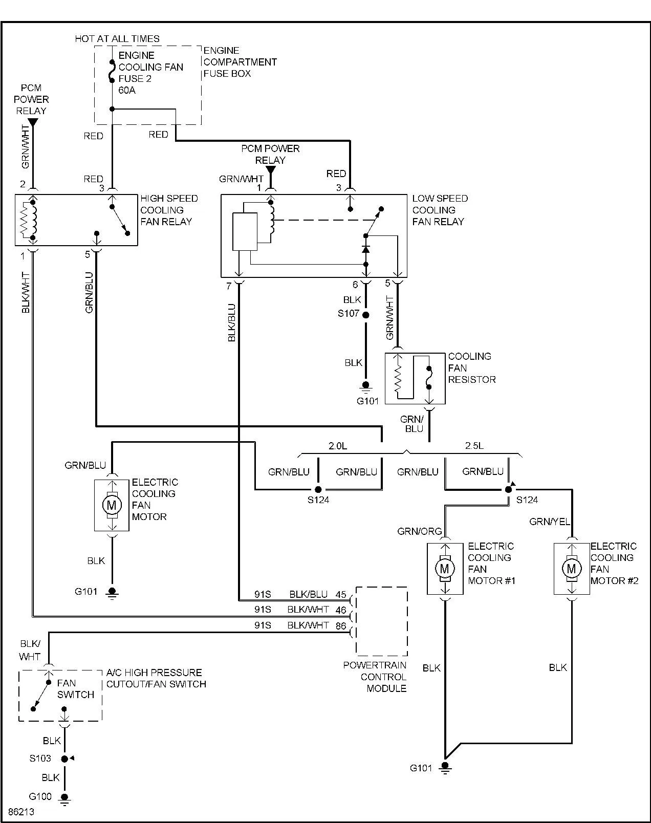 Ford Contour Fan Wiring Diagram