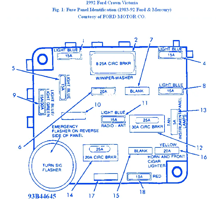 Ford Crown Victoria Wiring Schematic Wiring Diagram