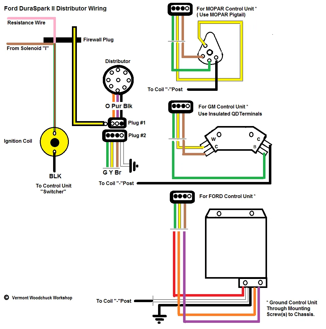 Ford Duraspark Ignition Module Wiring Diagram Ford Duraspark