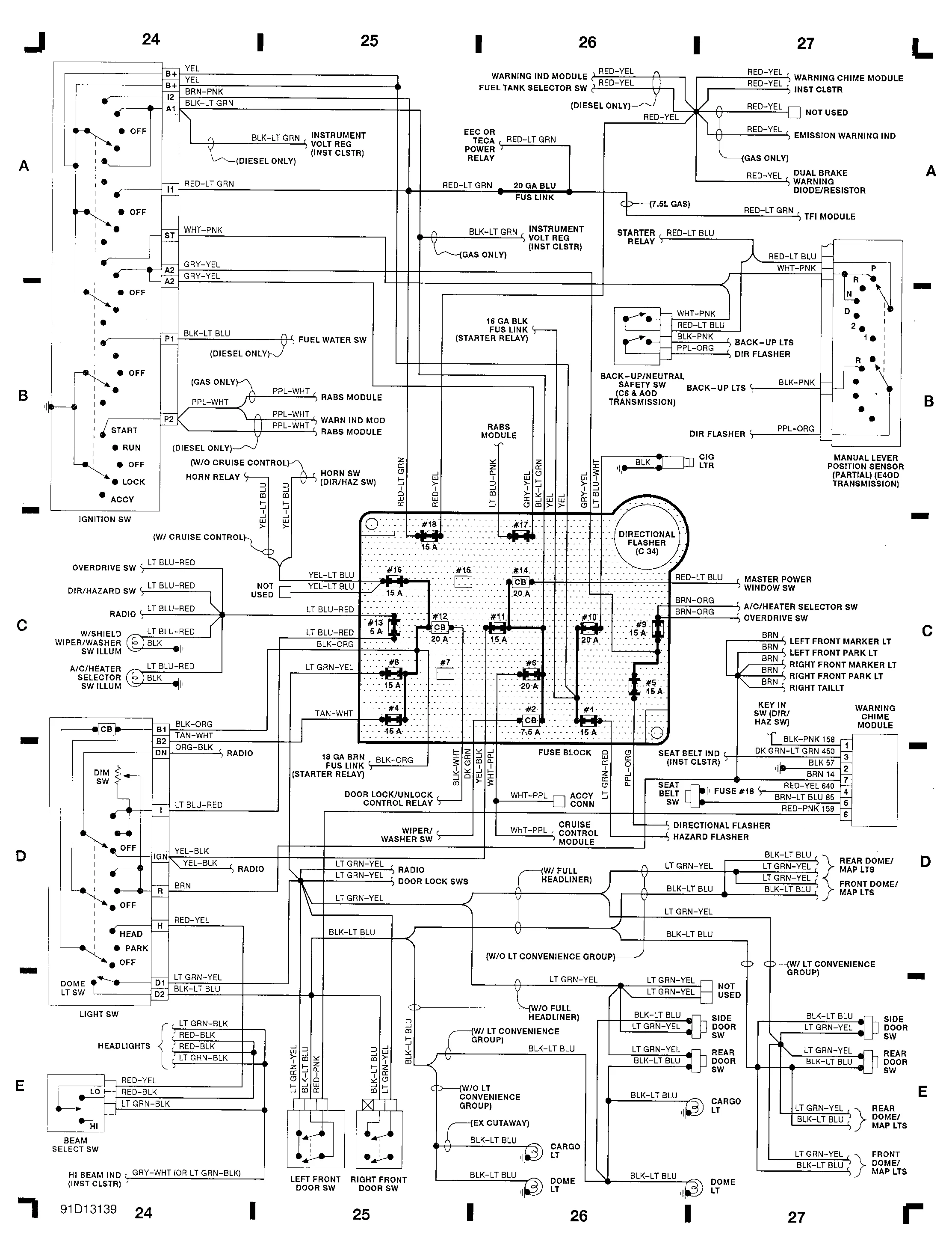 Ford E350 Van Wiring Diagram Caret X Digital
