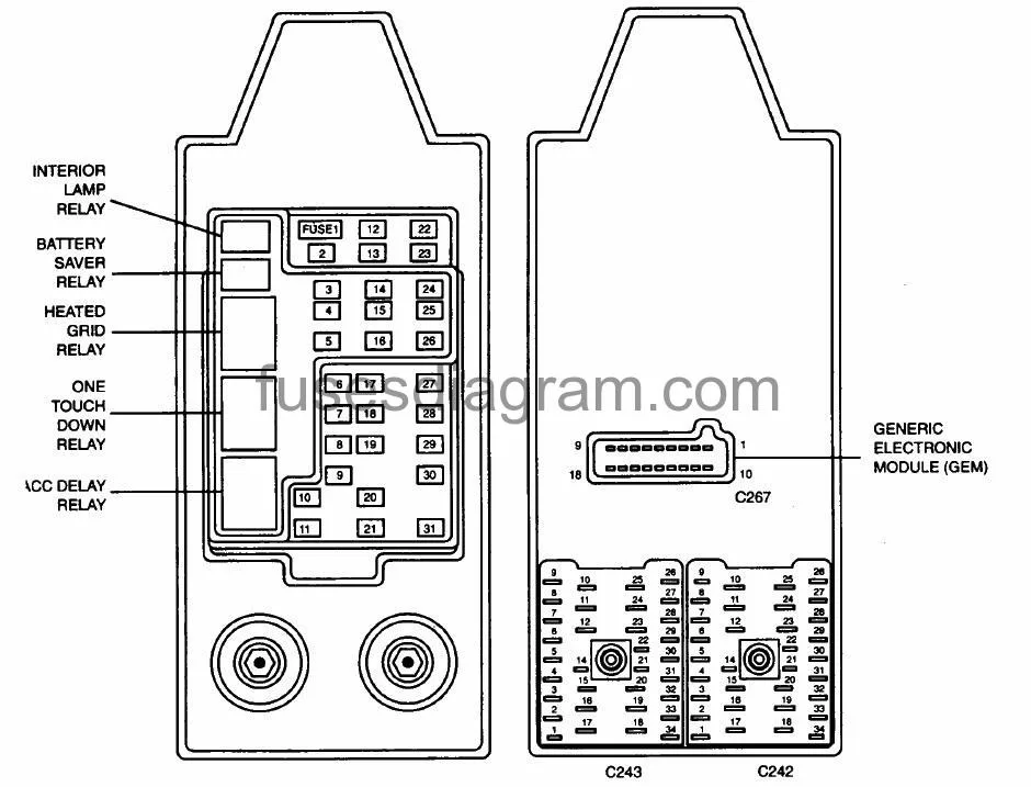 Ford Expedition Fuse Box Diagram 2007
