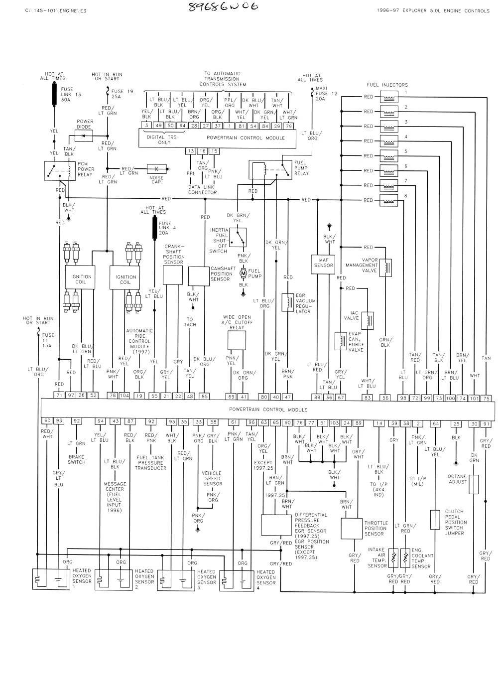 Ford Explorer Wiring Diagram