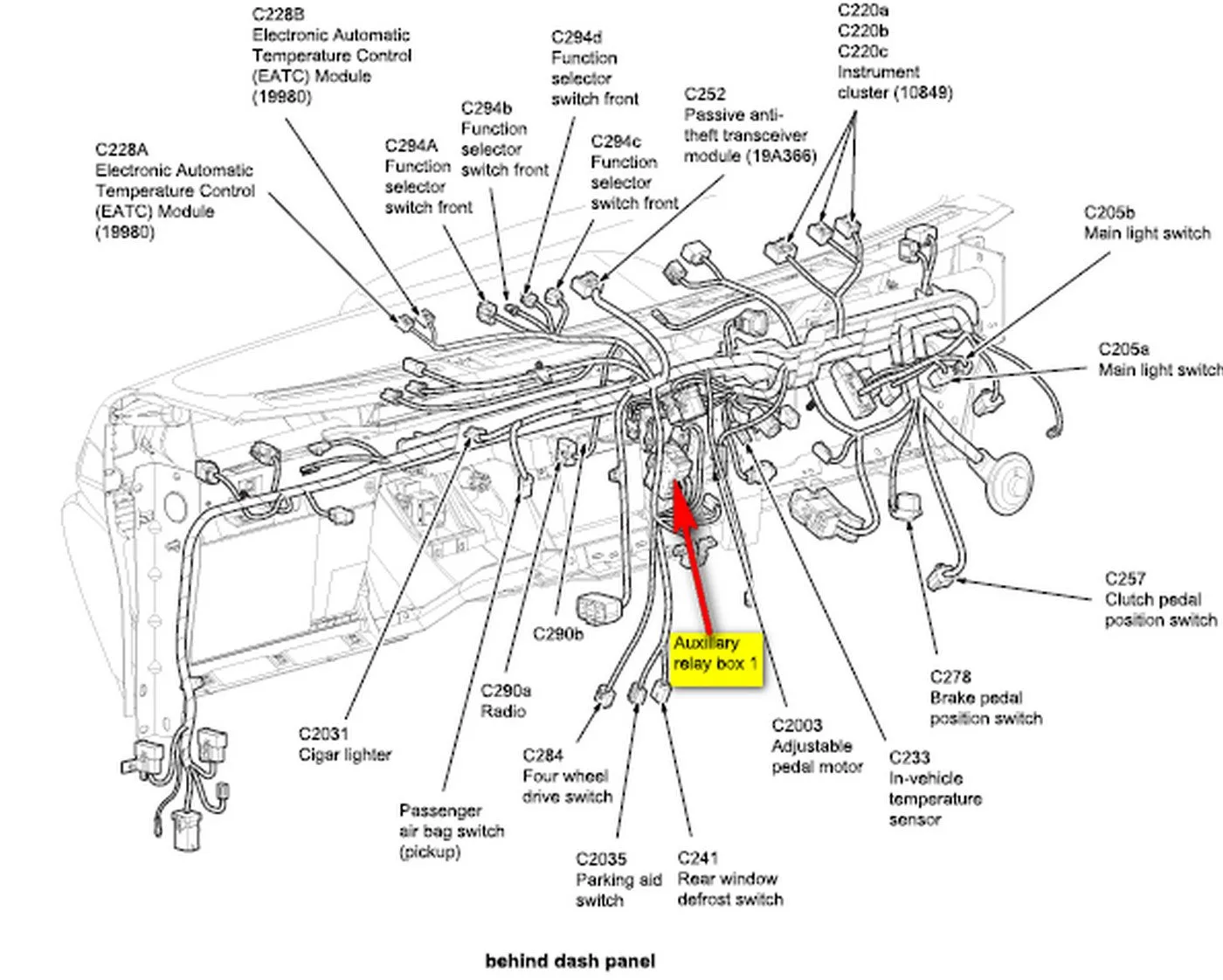 Ford F250 Upfitter Switch Wiring Diagram