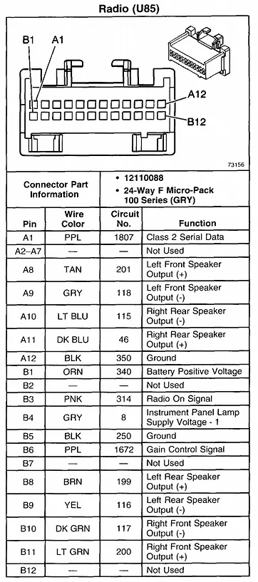 Ford Fiesta Car Stereo Wiring Diagram
