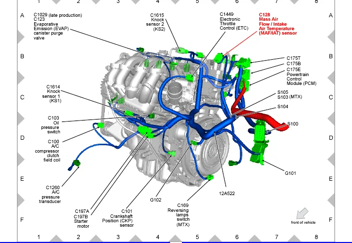 Ford Fiesta St Engine Diagram Ford Fiesta Diagram Engine