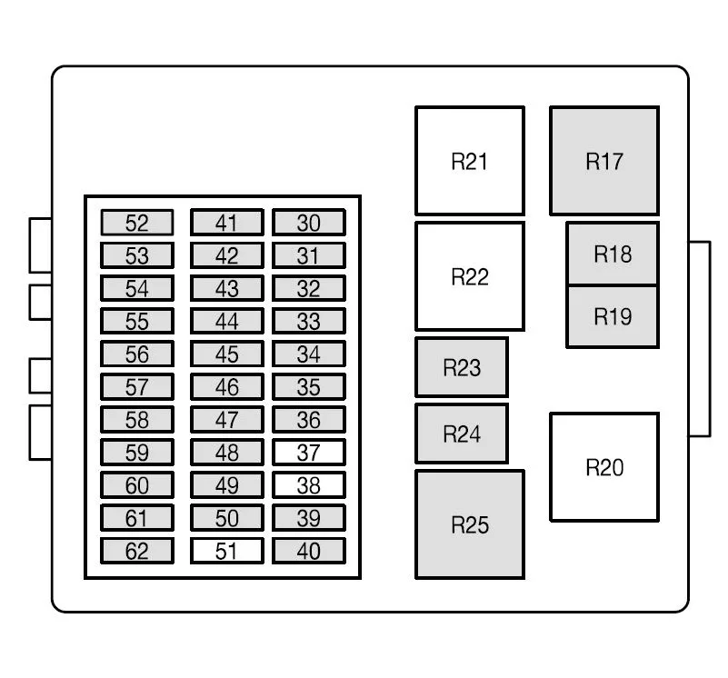 ᐅ Ford Focus 1999 2004 Fuse Box Diagram