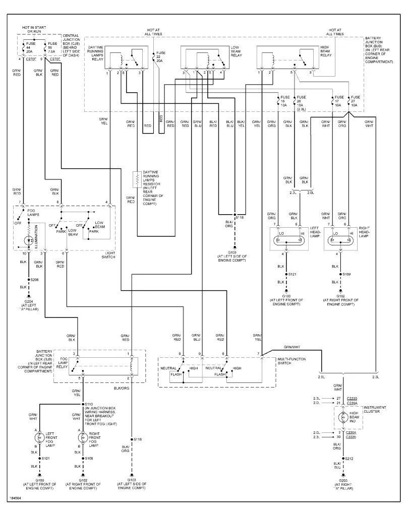 Ford Focus Headlight Wiring Diagram Ford Focus Headlight Wir