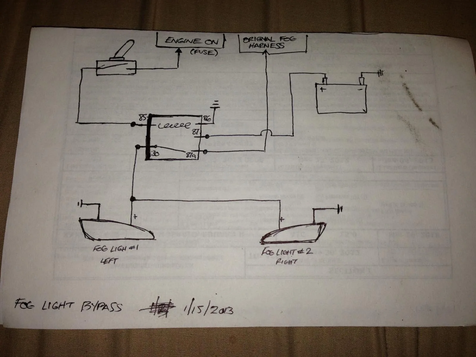 Ford Fog Light Wiring Diagram Database