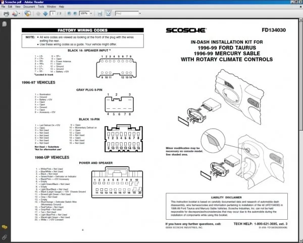 Ford Fusion Radio Wiring Diagram