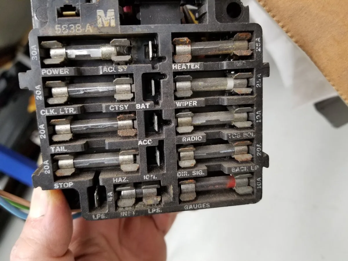 Ford Mustang 1969 1970 Fuse Box Diagram Auto Genius