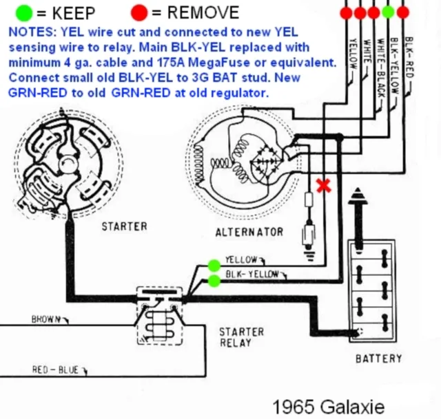 Ford Mustang Alternator Wiring