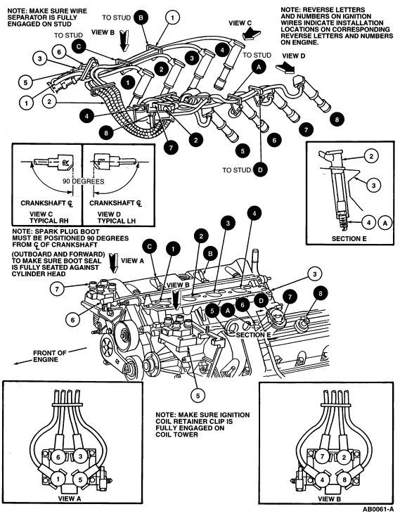 Ford Ranger Spark Plug Wire Diagram