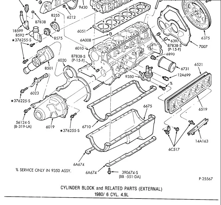 Ford Straight 6 Engine Diagram Wiring Diagram