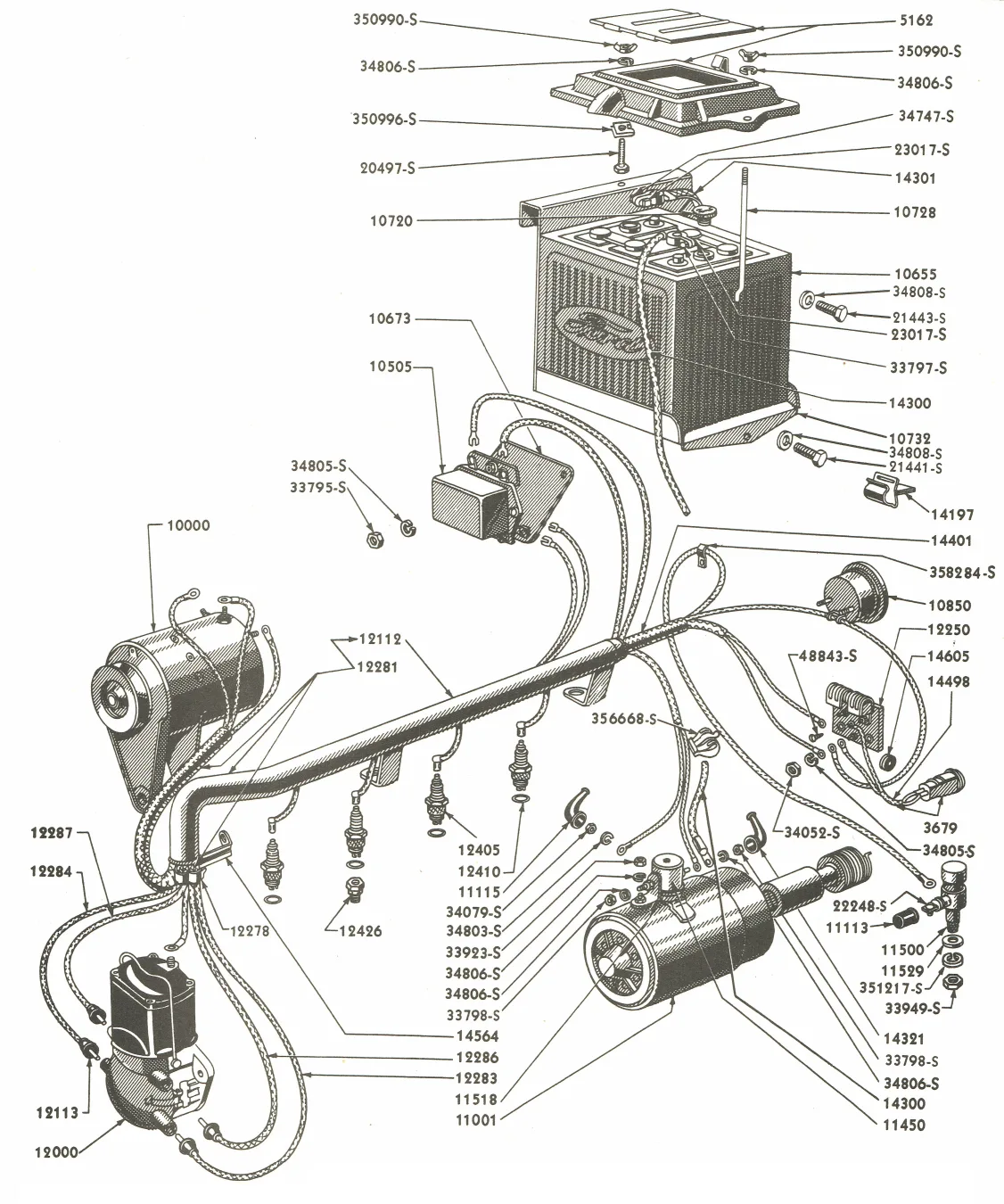 Ford Tractor 12 Volt Wiring Diagram