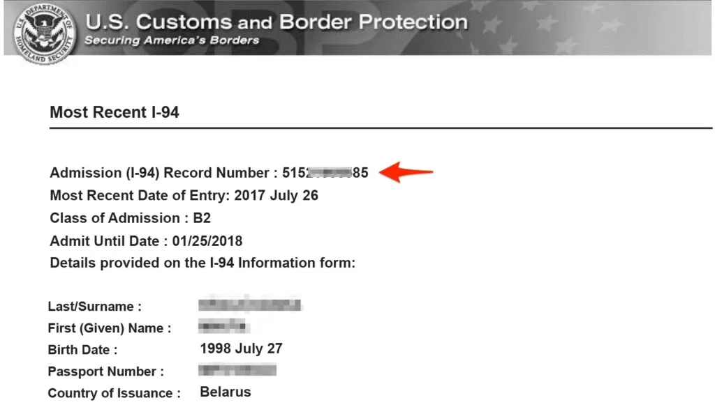 Form I 94 Zontlaw