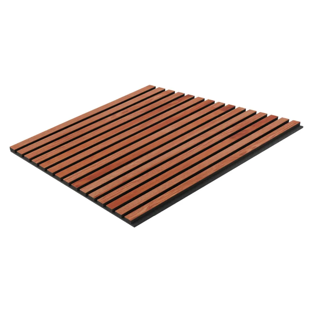 Fornirowany Panel Akustyczny 3D Mahoń 60X60 Polski Producent Lameo