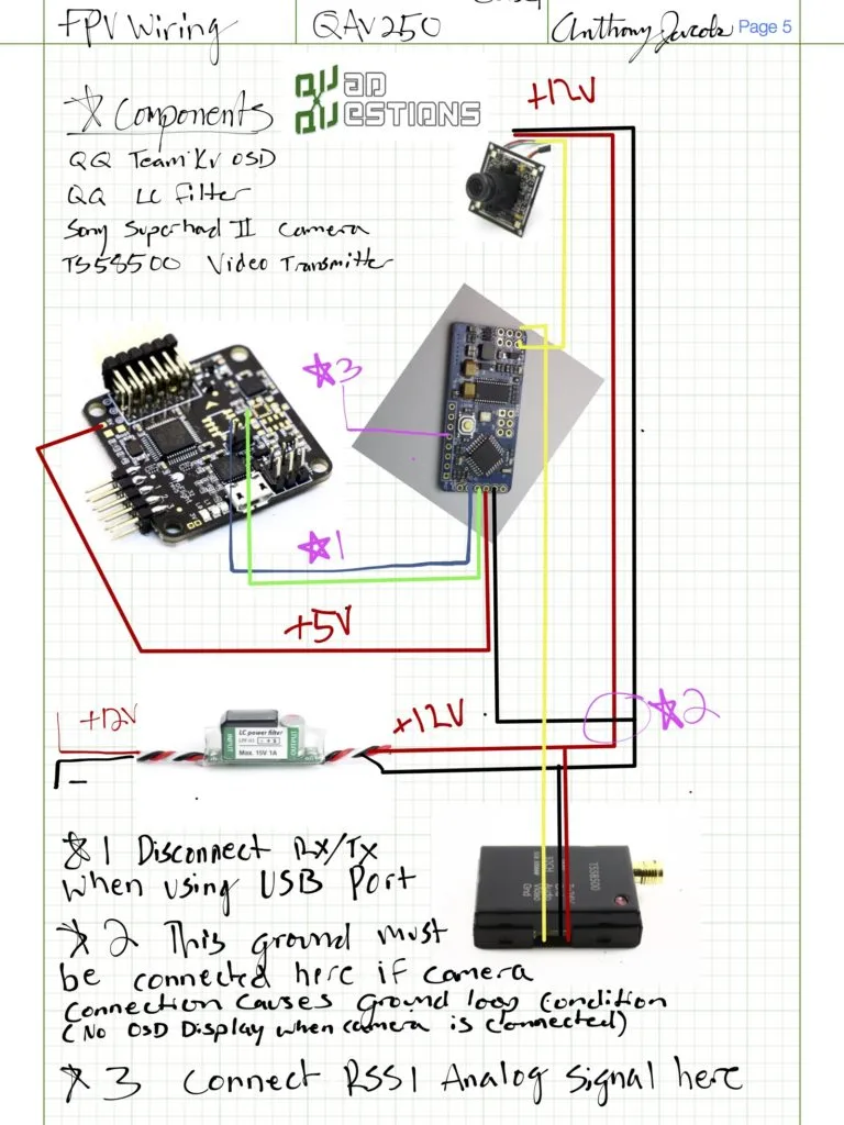 Fpv Camera Wiring Diagram Cadician S Blog