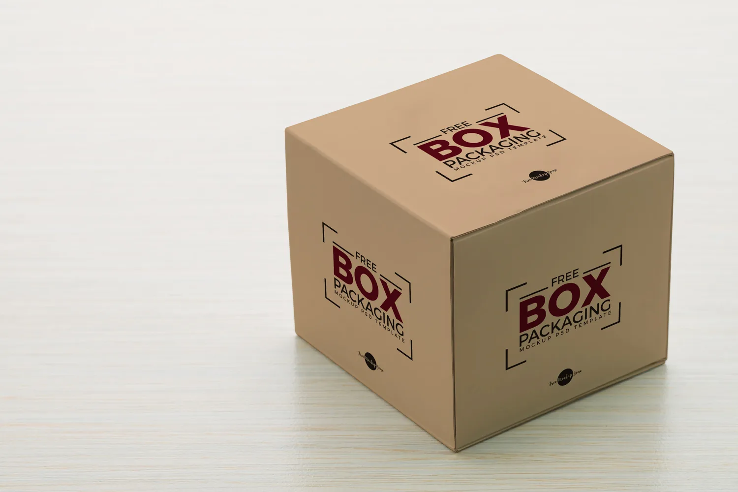 Free Box Packaging Mockup Psd Template