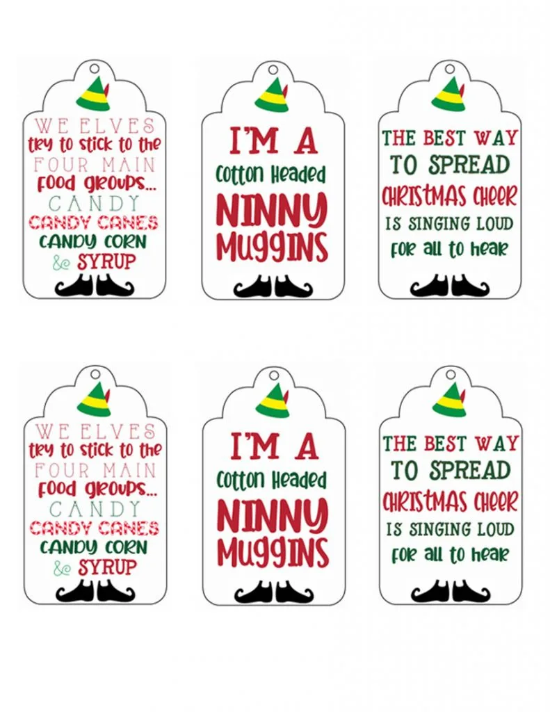 Free Buddy The Elf Printables All Free Printables