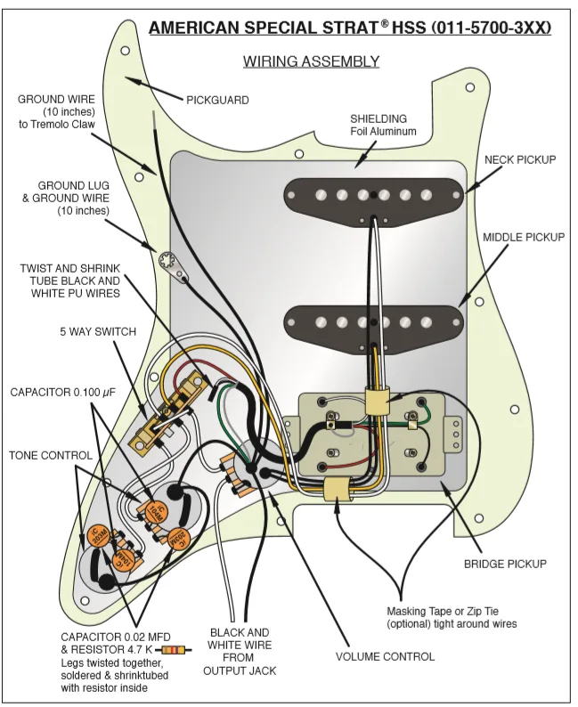 Free Fender Guitar Wiring Diagrams