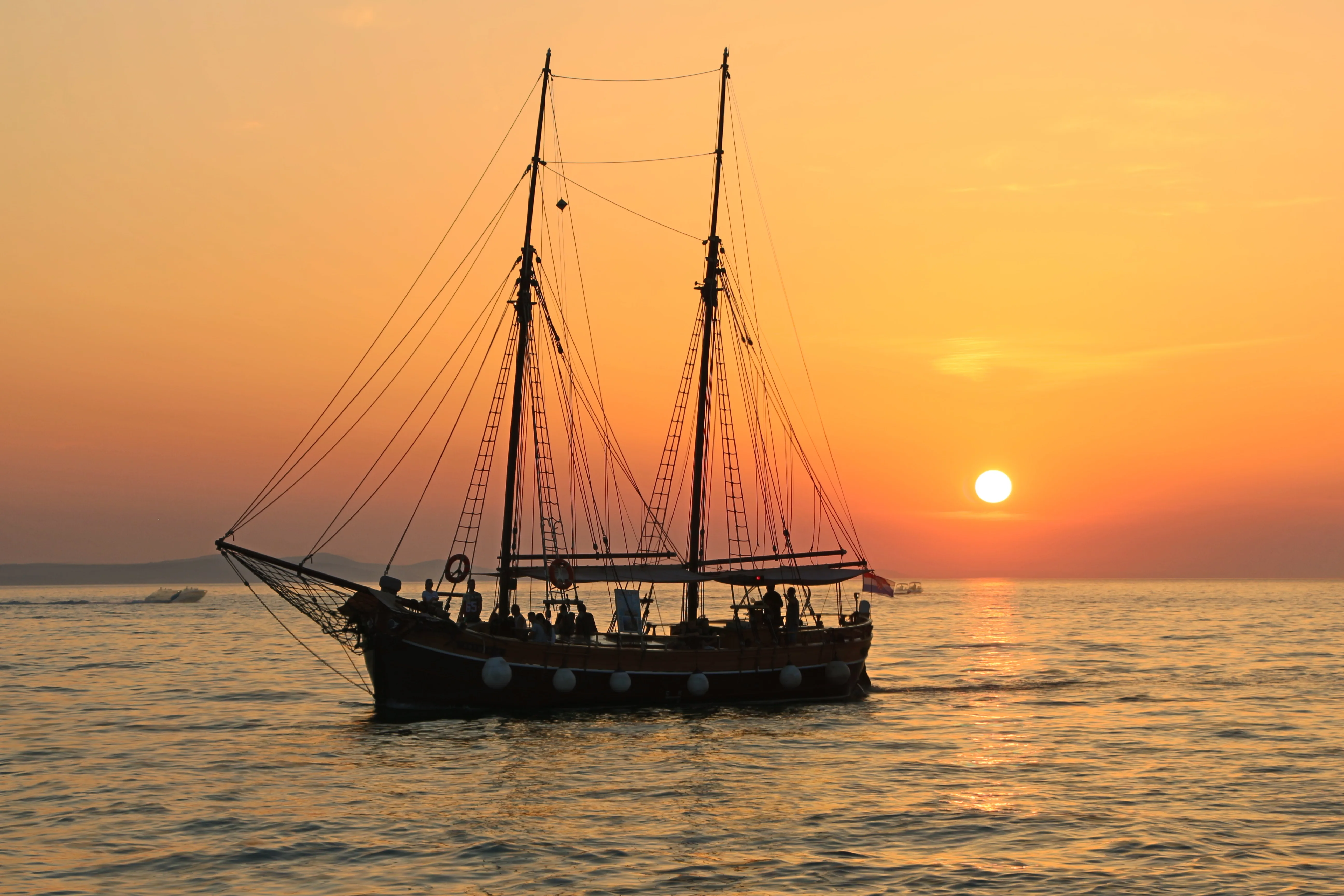 Free Images Sea Ocean Sunset Boat Dusk Evening Vehicle Mast Bay Sailboat Sail
