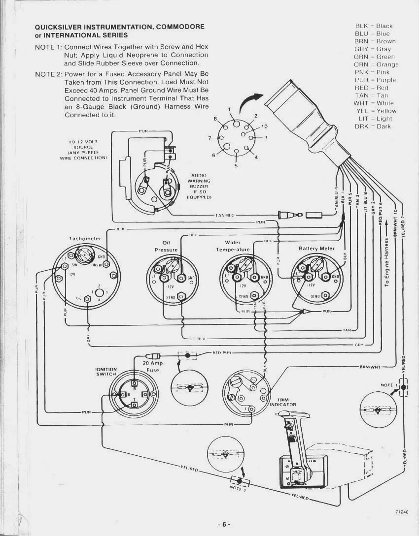 Free Mercruiser Wiring Diagrams