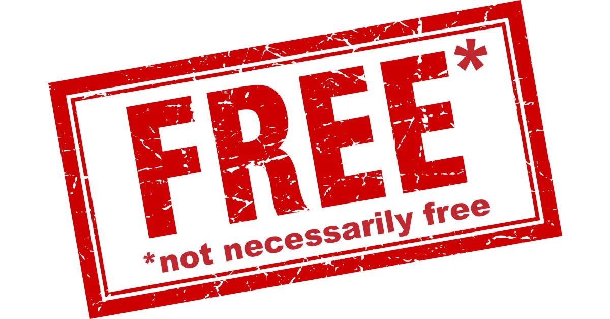 Free Not Always Free Bottom Line Inc
