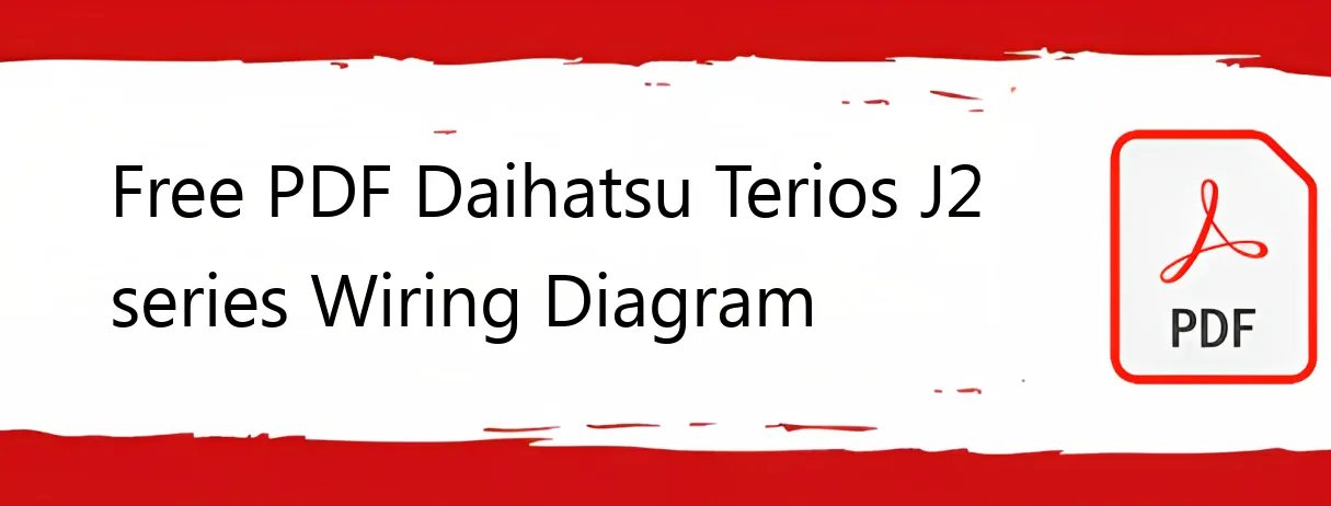Free Pdf Daihatsu Terios J2 Series Wiring Diagram