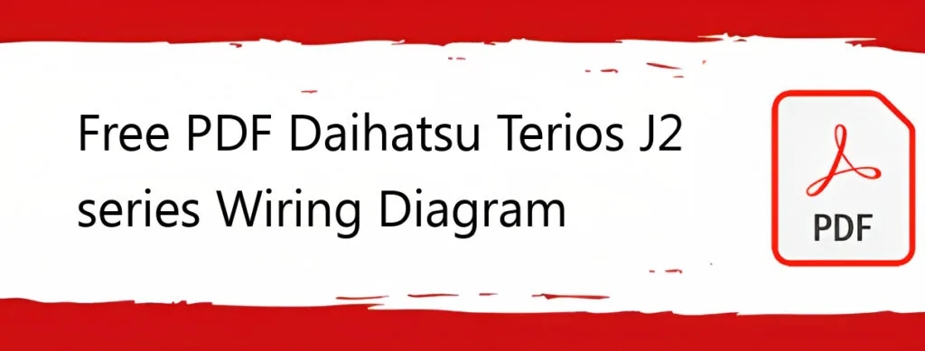 Free Pdf Daihatsu Terios J2 Series Wiring Diagram