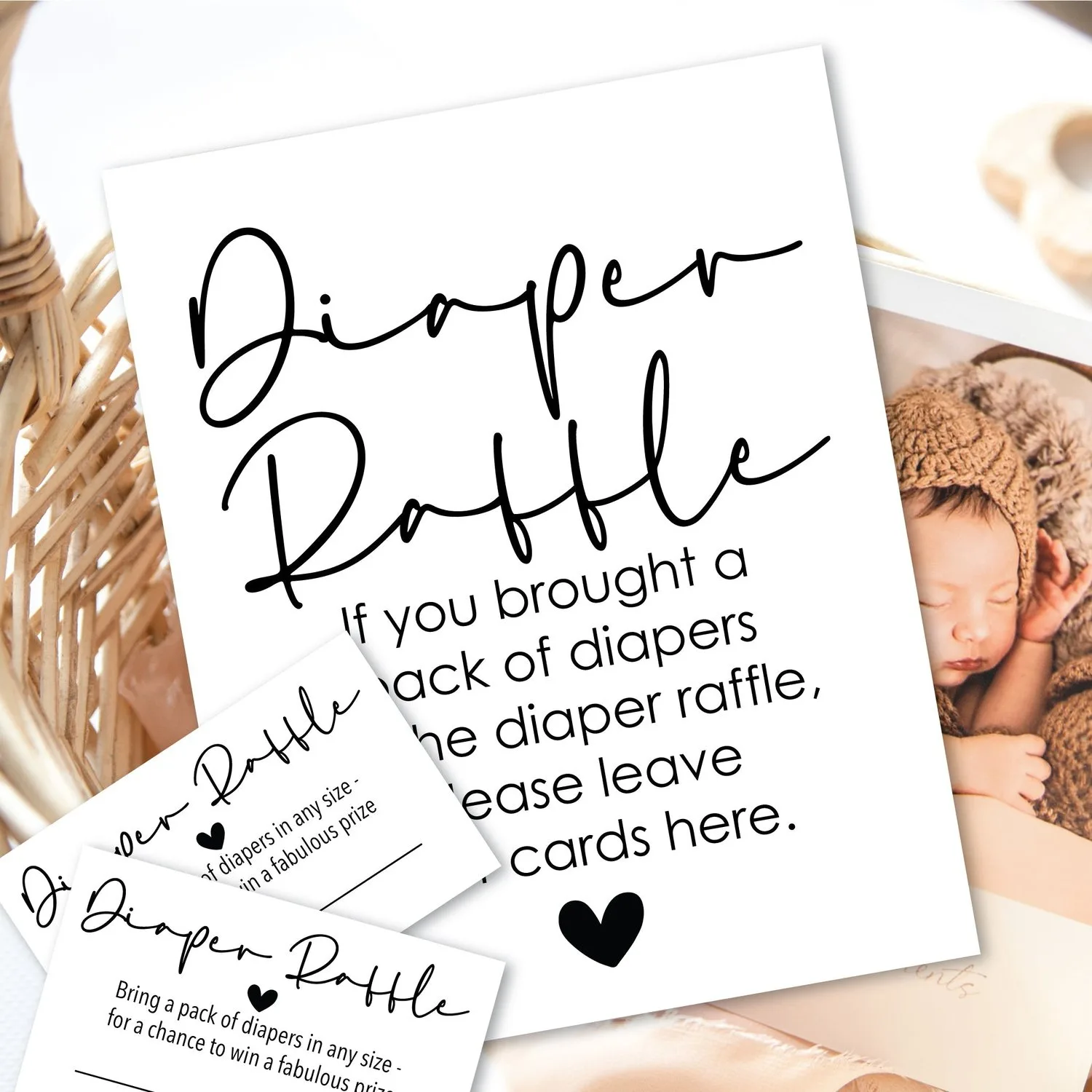 Free Printable Diaper Raffle Sign All Free Printables
