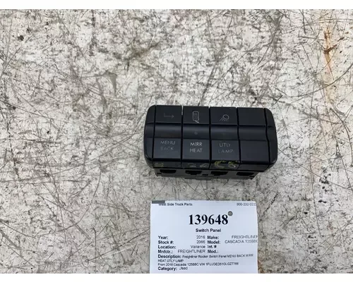Freightliner Cascadia 125Bbc Switch Panel In Owensboro Ky 139648